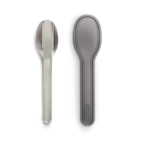 Set posate Black+Blum color argento - personalizzabile con logo