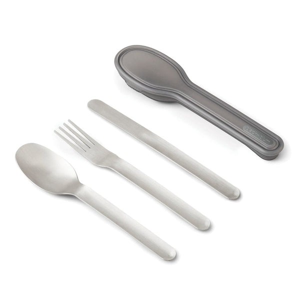 Set posate Black+Blum color argento - personalizzabile con logo