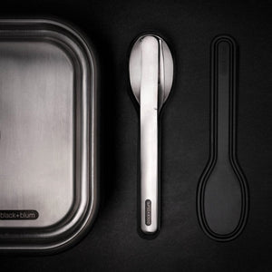 Set posate Black+Blum color argento - personalizzabile con logo