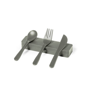 Set Posate Florax grey - personalizzabile con logo