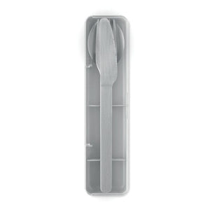 Set posate in acciaio inox - personalizzabile con logo