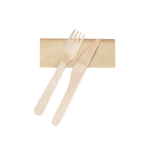 Set Posate Kumix natural - personalizzabile con logo