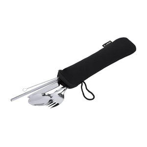 Set Posate Sinix color argento - personalizzabile con logo