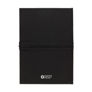 Set regalo business deluxe kit con bottiglia RCS nero - personalizzabile con logo