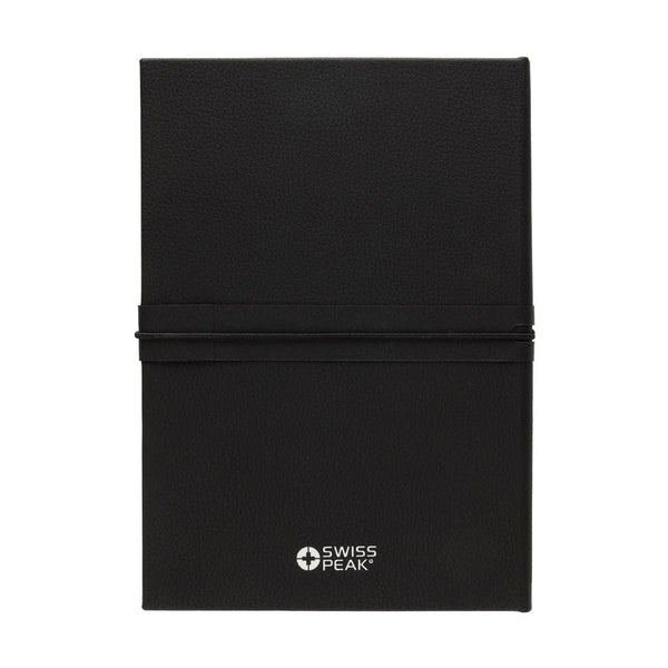 Set regalo business deluxe kit con bottiglia RCS nero - personalizzabile con logo