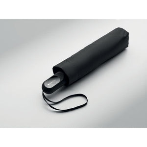 Set regalo da 2 pezzi borraccia e ombrello Nero - personalizzabile con logo