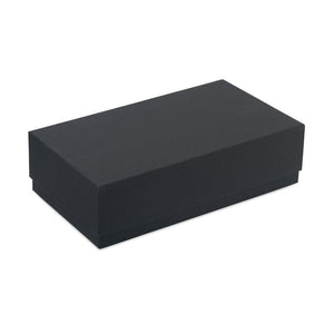 Set regalo da 2 pezzi borraccia e ombrello Nero - personalizzabile con logo