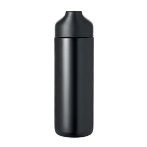 Set regalo da 2 pezzi borraccia e ombrello Nero - personalizzabile con logo
