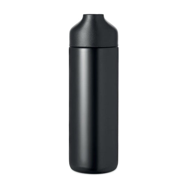Set regalo da 2 pezzi borraccia e ombrello Nero - personalizzabile con logo