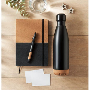 Set regalo da 3 pz in scatola Nero - personalizzabile con logo