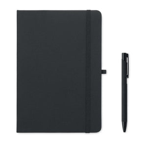 Set regalo da 3 pz in scatola Nero - personalizzabile con logo