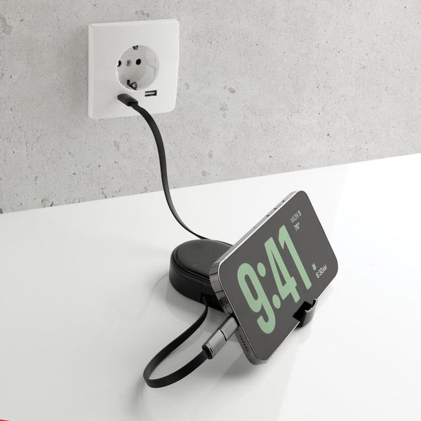 Set ricarica Multi-functional 60W Chargevix in rPlastica RCS nero - personalizzabile con logo