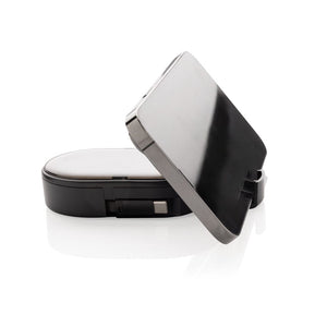 Set ricarica Multi-functional 60W Chargevix in rPlastica RCS nero - personalizzabile con logo