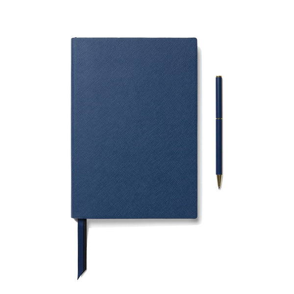 Set scrittura executive VINGA Arlo RCS blu navy - personalizzabile con logo