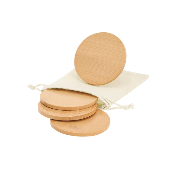 Set Sottobicchieri Elmor natural - personalizzabile con logo