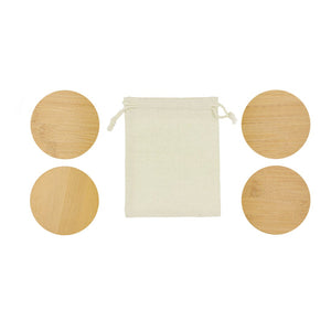 Set Sottobicchieri Elmor natural - personalizzabile con logo