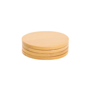 Set Sottobicchieri Elmor natural - personalizzabile con logo
