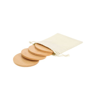 Set Sottobicchieri Elmor natural - personalizzabile con logo