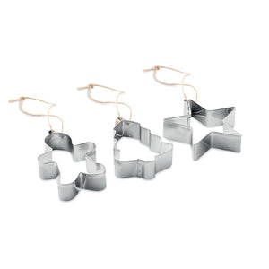 Set tagliabiscotti Color  Color argento - personalizzabile con logo
