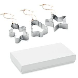 Set tagliabiscotti Color  Color argento - personalizzabile con logo