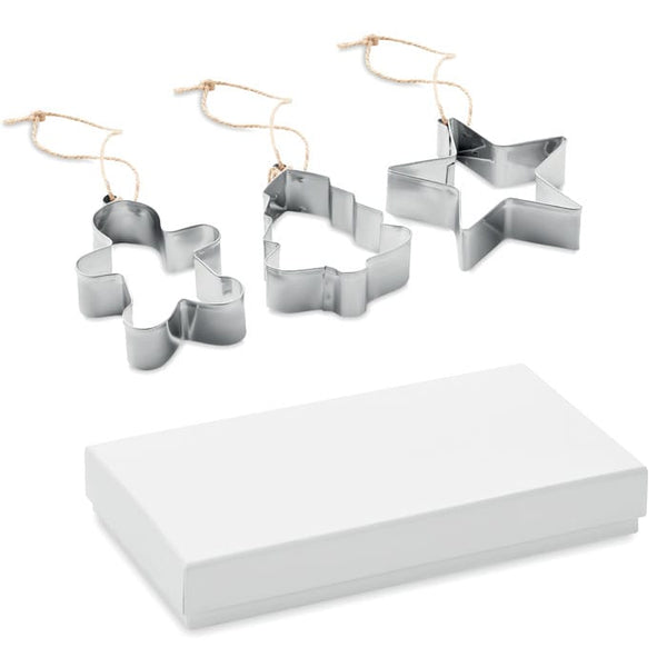 Set tagliabiscotti Color  Color argento - personalizzabile con logo