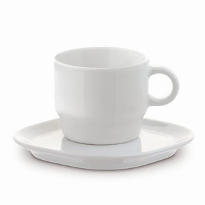 Set tazza quad Satellite 180ml Bianco - personalizzabile con logo