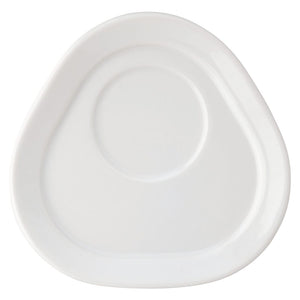 Set tazza triangolo Satellite 180ml Bianco - personalizzabile con logo