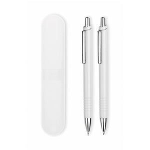 Set Velus bianco - personalizzabile con logo