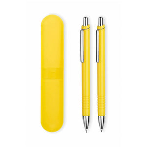 Set Velus giallo - personalizzabile con logo