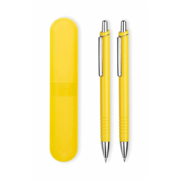 Set Velus giallo - personalizzabile con logo