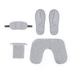 Set Viaggio Alkes grigio - personalizzabile con logo