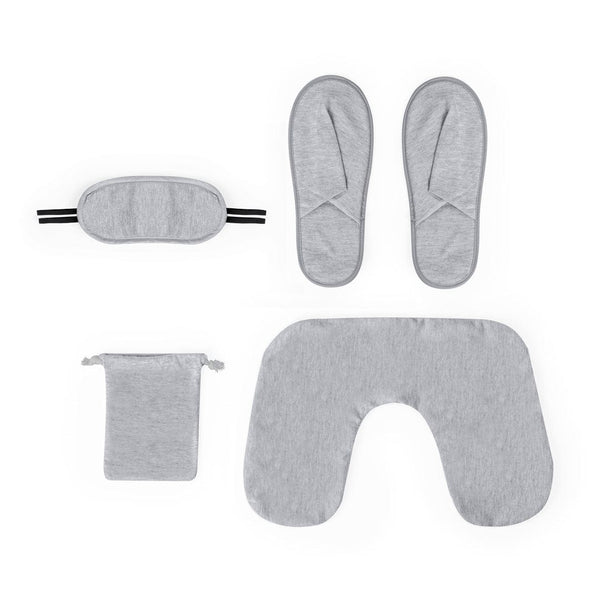 Set Viaggio Alkes grigio - personalizzabile con logo