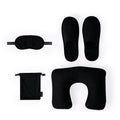 Set Viaggio Alkes nero - personalizzabile con logo