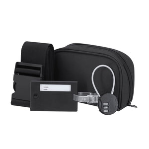 Set Viaggio Biccap nero - personalizzabile con logo