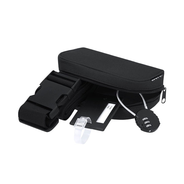 Set Viaggio Biccap nero - personalizzabile con logo