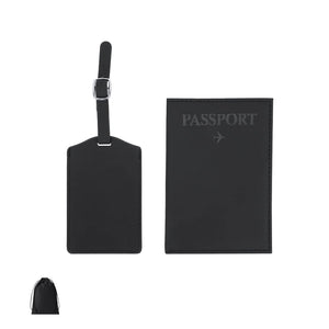 Set Viaggio Sislak nero - personalizzabile con logo