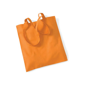 Shopper 140g di qualità in 48 colori arancione - personalizzabile con logo