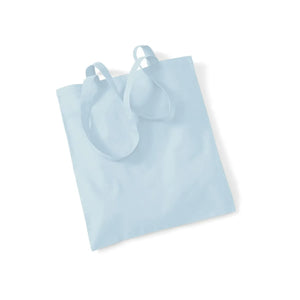Shopper 140g di qualità in 48 colori azzurro - personalizzabile con logo