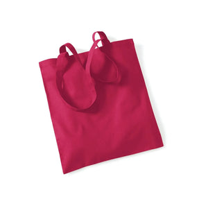 Shopper 140g di qualità in 48 colori cranberry - personalizzabile con logo