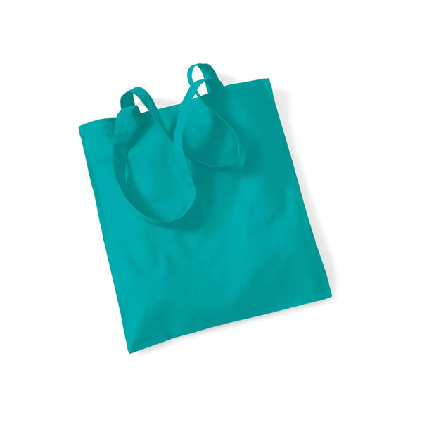 Shopper 140g di qualità in 48 colori emerald - personalizzabile con logo