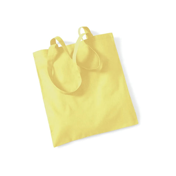 Shopper 140g di qualità in 48 colori giallo - personalizzabile con logo