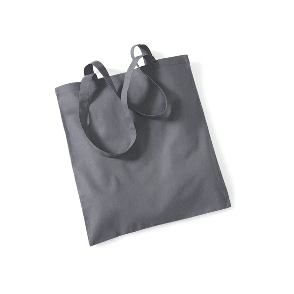 Shopper 140g di qualità in 48 colori grigio - personalizzabile con logo
