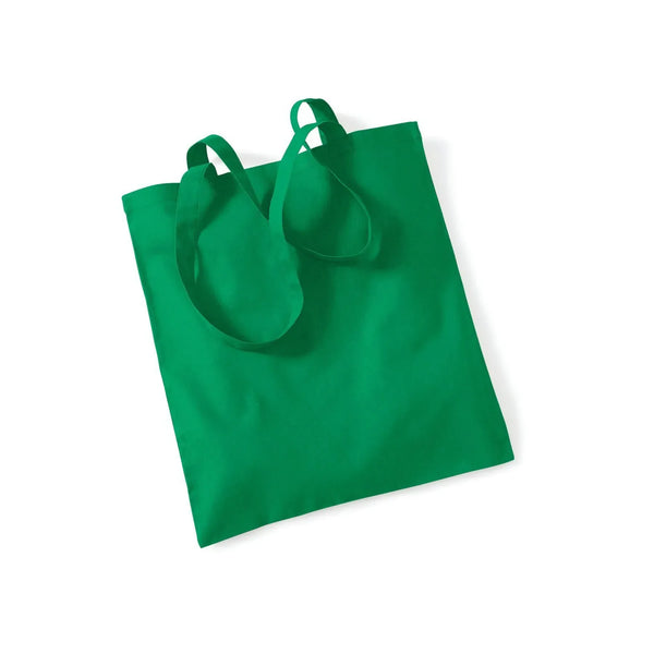 Shopper 140g di qualità in 48 colori kelly green - personalizzabile con logo