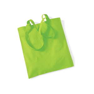 Shopper 140g di qualità in 48 colori lime green - personalizzabile con logo