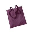 Shopper 140g di qualità in 48 colori plum - personalizzabile con logo