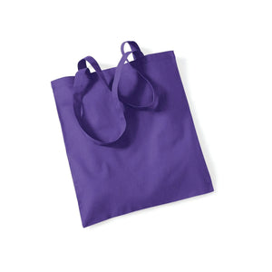 Shopper 140g di qualità in 48 colori purple - personalizzabile con logo