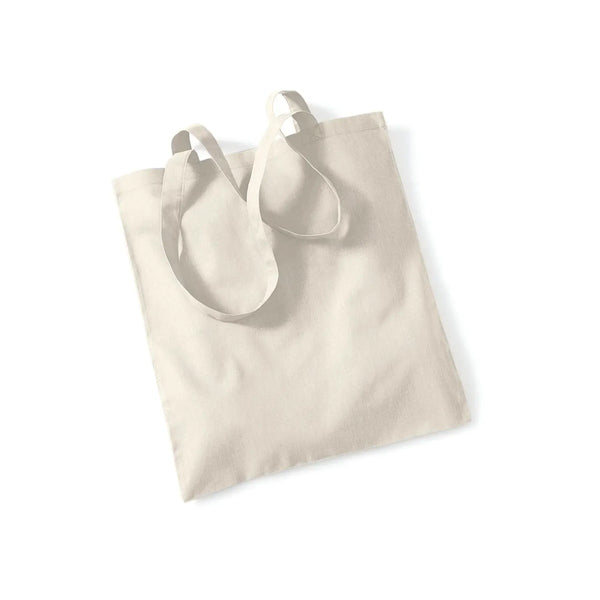 Shopper 140g di qualità in 48 colori sand - personalizzabile con logo