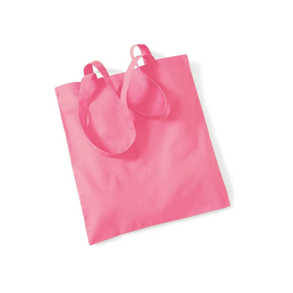 Shopper 140g di qualità in 48 colori true pink - personalizzabile con logo