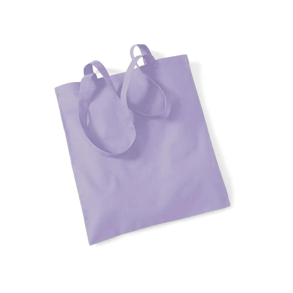 Shopper 140g di qualità in 48 colori viola - personalizzabile con logo