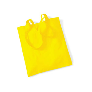 Shopper 140g di qualità in 48 colori yellow - personalizzabile con logo